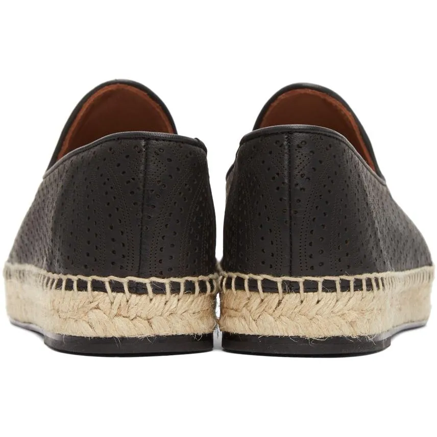 ALAÃA Black Micro Vienne Vague Openwork Espadrilles