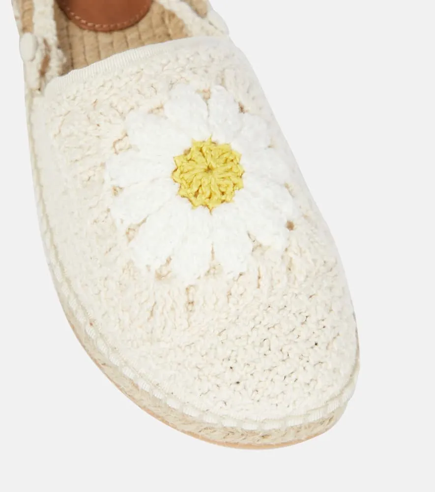 Alanui Daisy crochet espadrilles