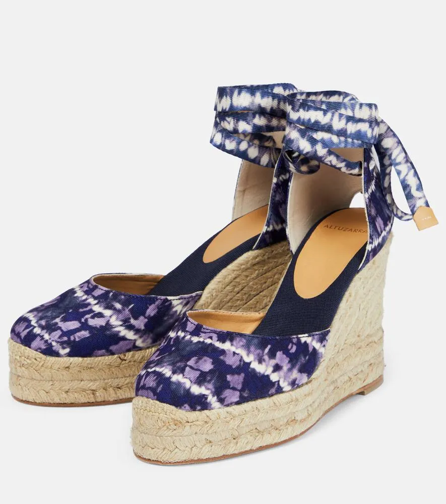 Altuzarra Carina canvas and jute espadrilles