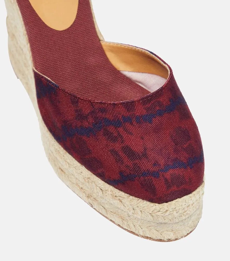 Altuzarra Carina printed espadrille wedges