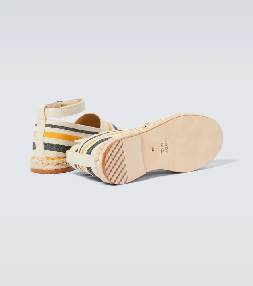 Bode Namesake striped espadrilles