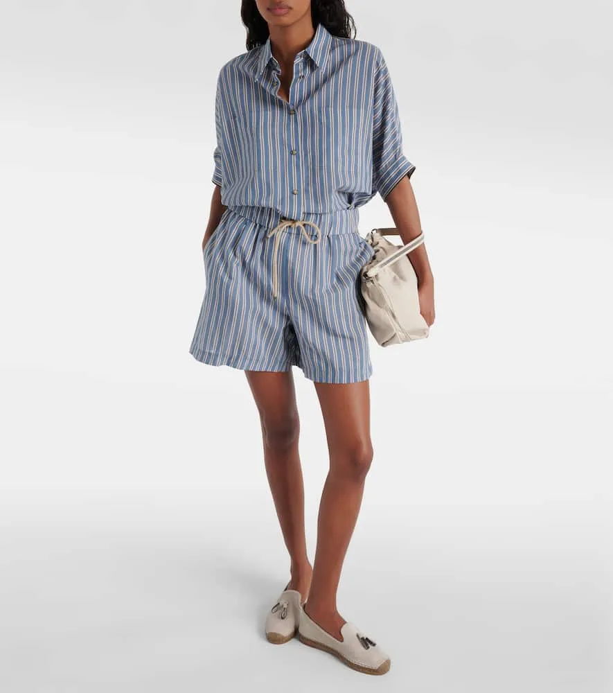 Brunello Cucinelli Monili suede espadrilles