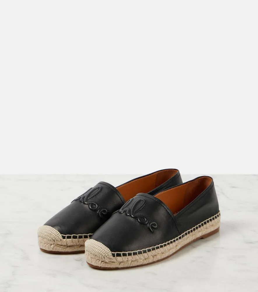 Chloe Isla leather espadrilles
