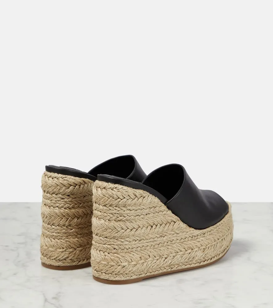 Christian Louboutin Ariella Zeppa leather espadrille sandals