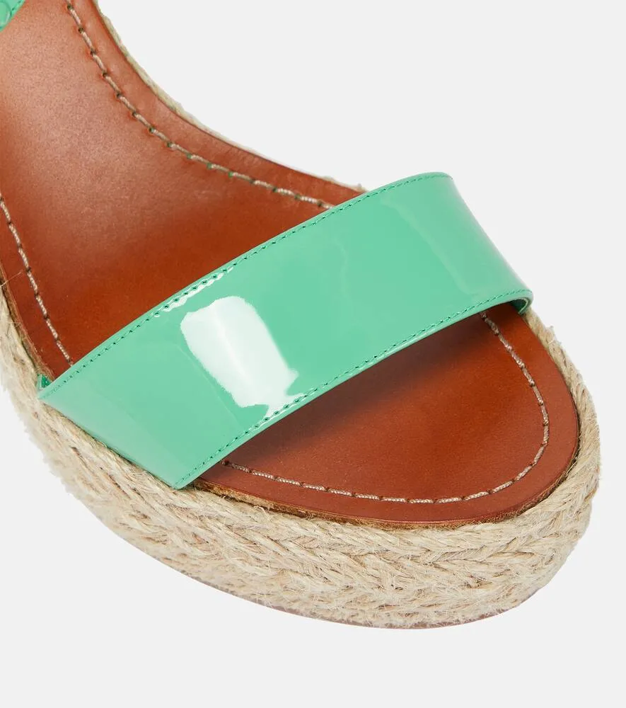 Christian Louboutin Chocazeppa 120 embellished wedge sandals