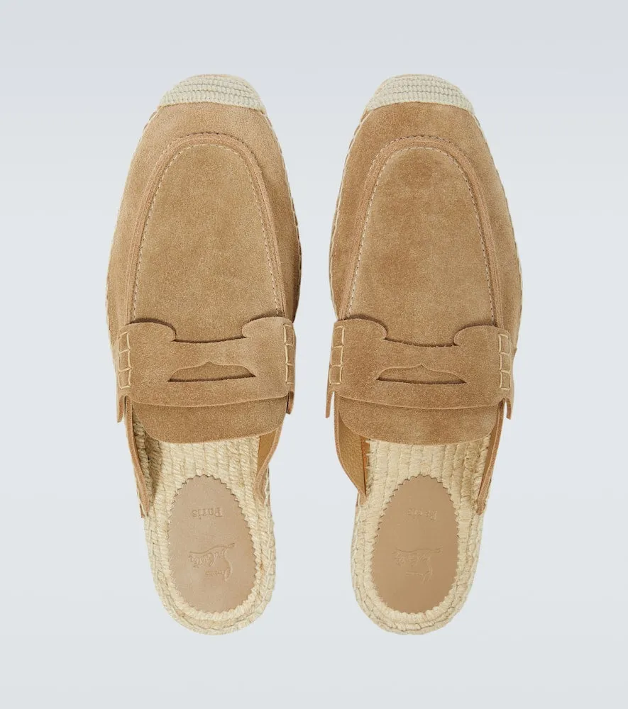 Christian Louboutin Crosta suede espadrilles