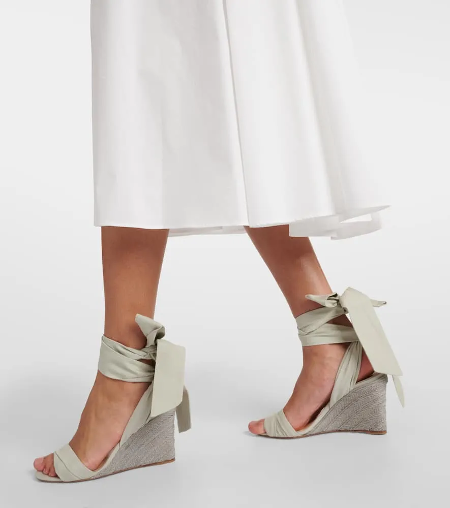 Christian Louboutin Melides Du Desert 85 espadrille wedges