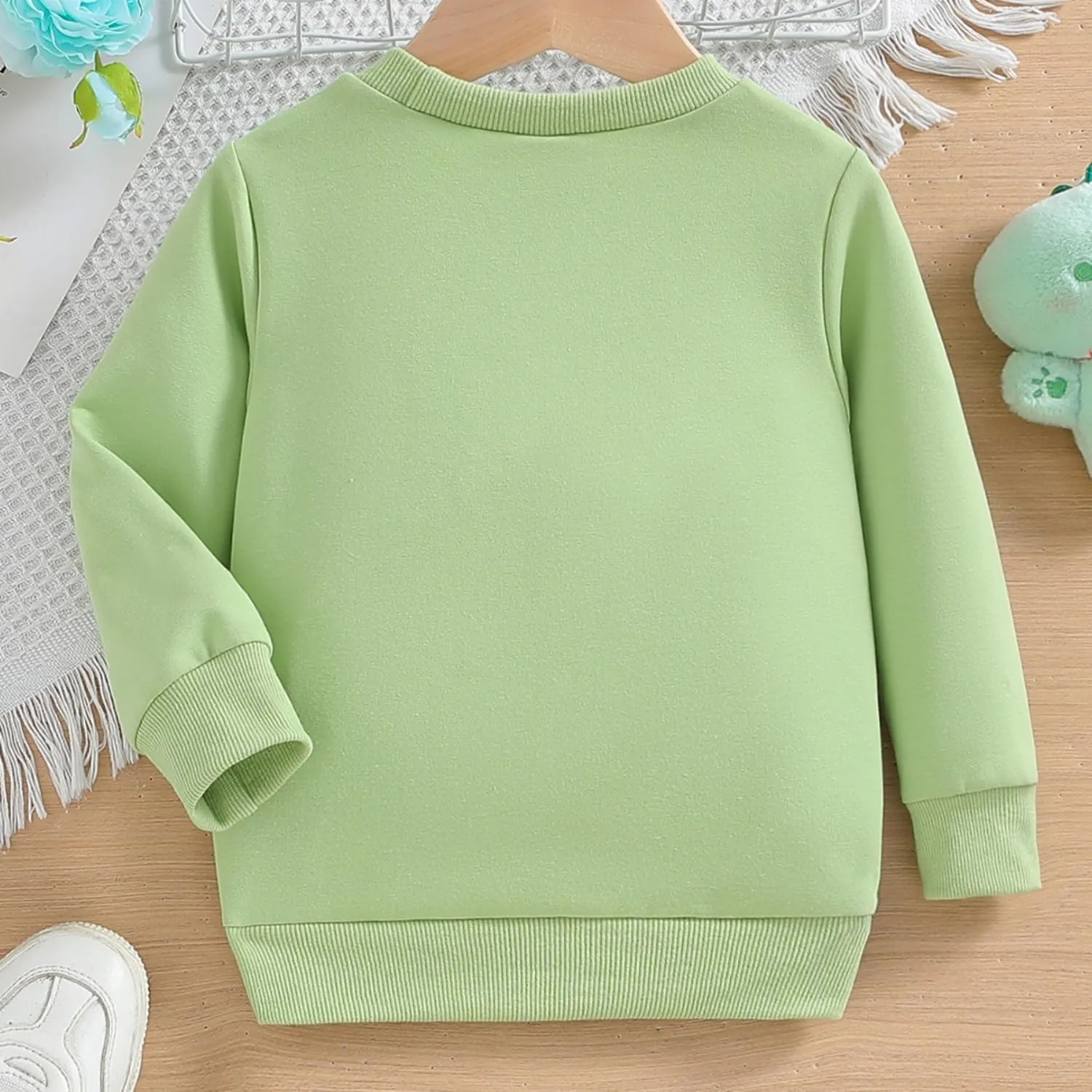 Christmas Outfit Toddler Baby Girl Pink Sweatshirt Long Sleeve Crewneck Pullover Xmas Santa Shirt Tops Winter Clothes