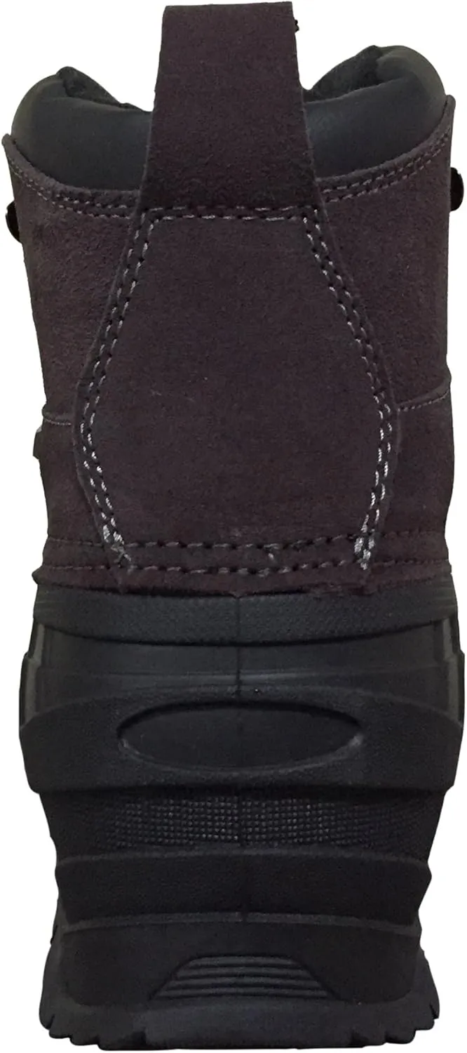 Climate X Mens YSC1 Winter Snow Boots Water Resistance Snow and Hiking, Black Brown