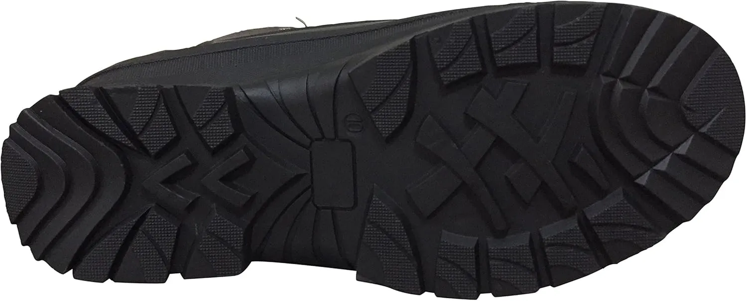 Climate X Mens YSC1 Winter Snow Boots Water Resistance Snow and Hiking, Black Brown