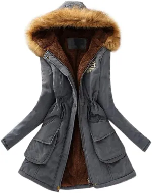 COTECRAM Winter Coats for Women Warm Faux Fur Coat Fashion Cropped Puffer Jackets for Evening Dresses Formal Fuzzy Cardigans