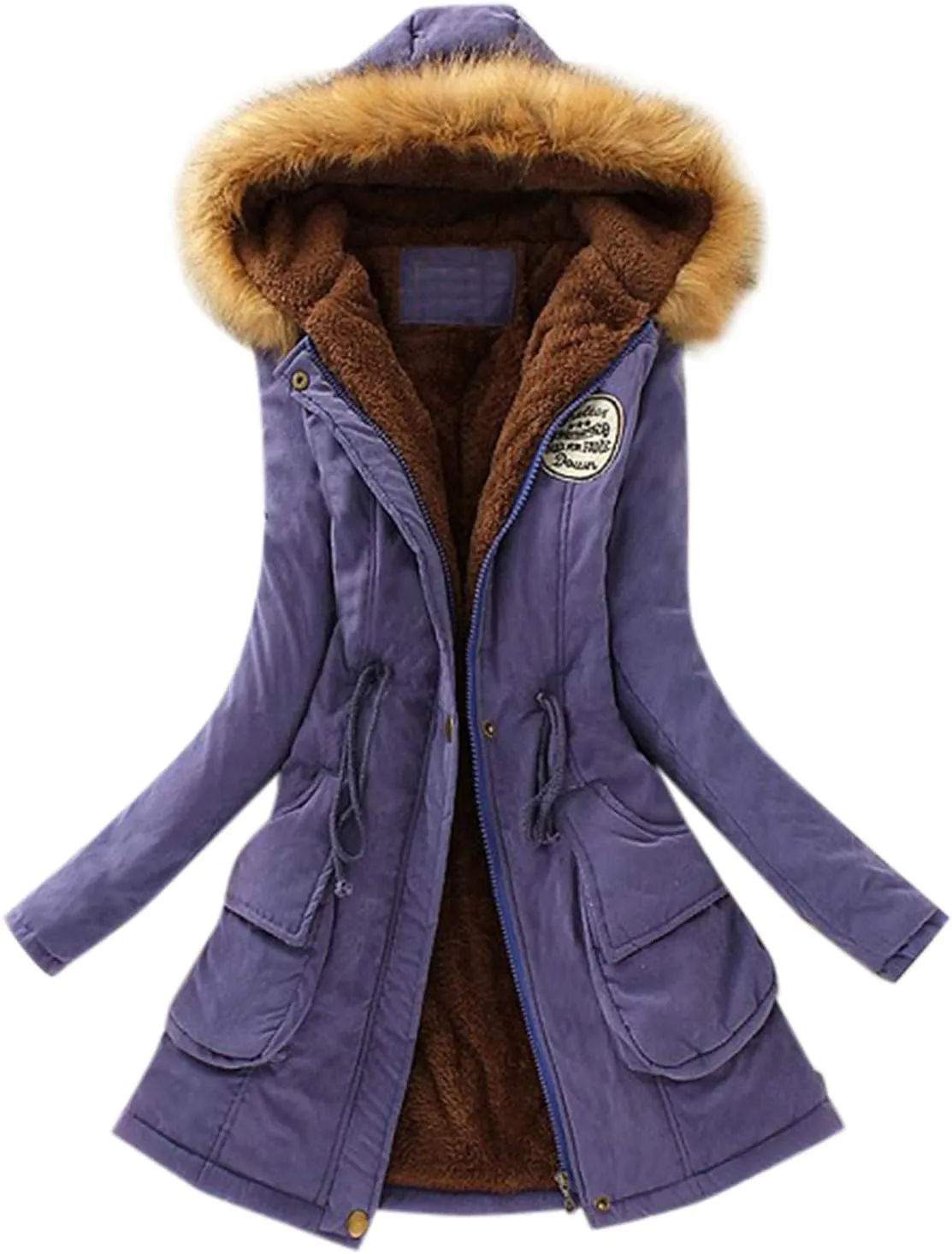 COTECRAM Winter Coats for Women Warm Faux Fur Coat Fashion Cropped Puffer Jackets for Evening Dresses Formal Fuzzy Cardigans