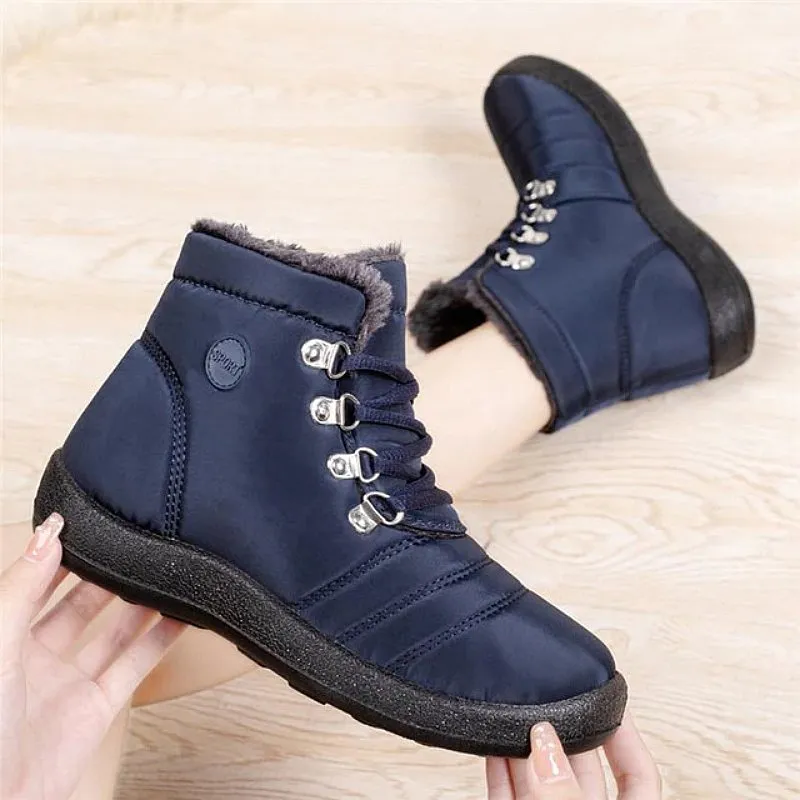 Cuzcare Winter Snow Boots Plush Women Orthopedic Shoes