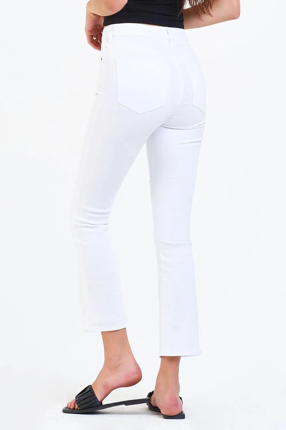 DEAR JOHN Jeanne Flare Women's Jeans Mid Rise Mid-Waisted