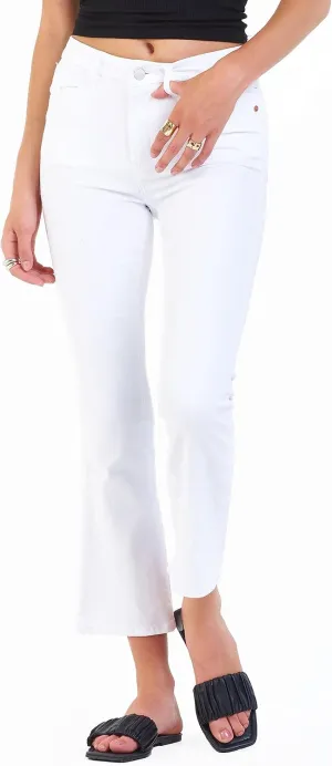 DEAR JOHN Jeanne Flare Women's Jeans Mid Rise Mid-Waisted