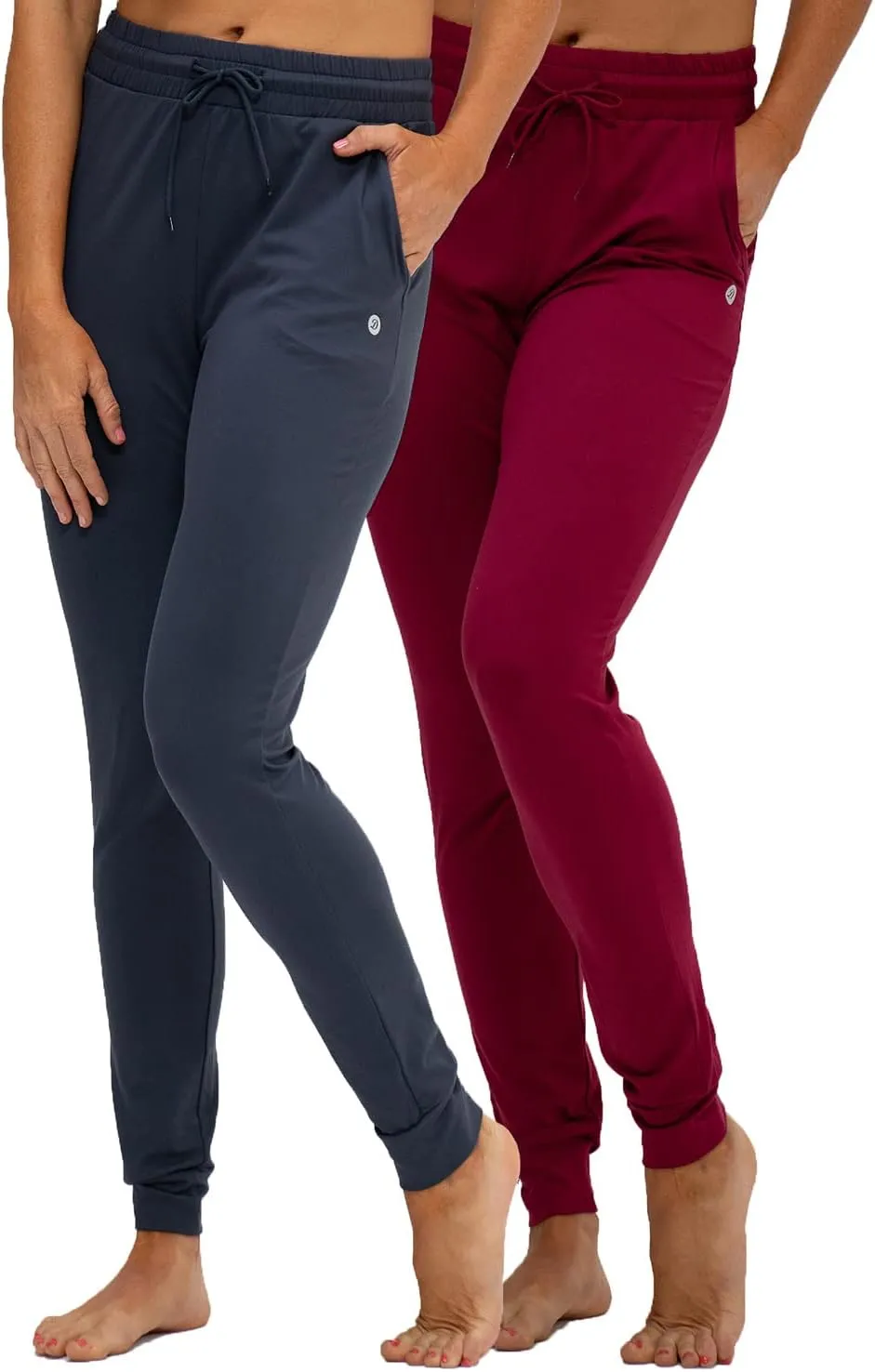 DEVOPS Women's Yoga Jogger Pants with Side Pocket Sweatpants