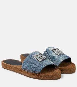 Dolce&Gabbana DG canvas espadrilles