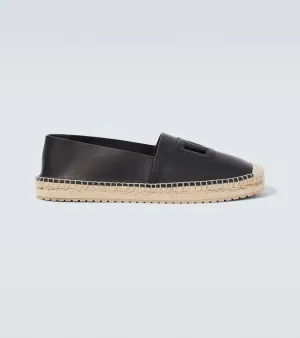 Dolce&Gabbana DG leather espadrilles