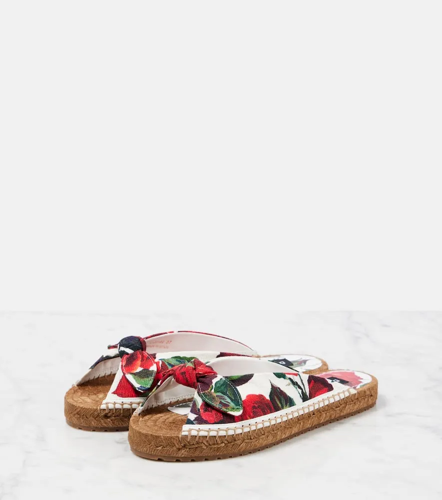 Dolce&Gabbana Floral espadrilles