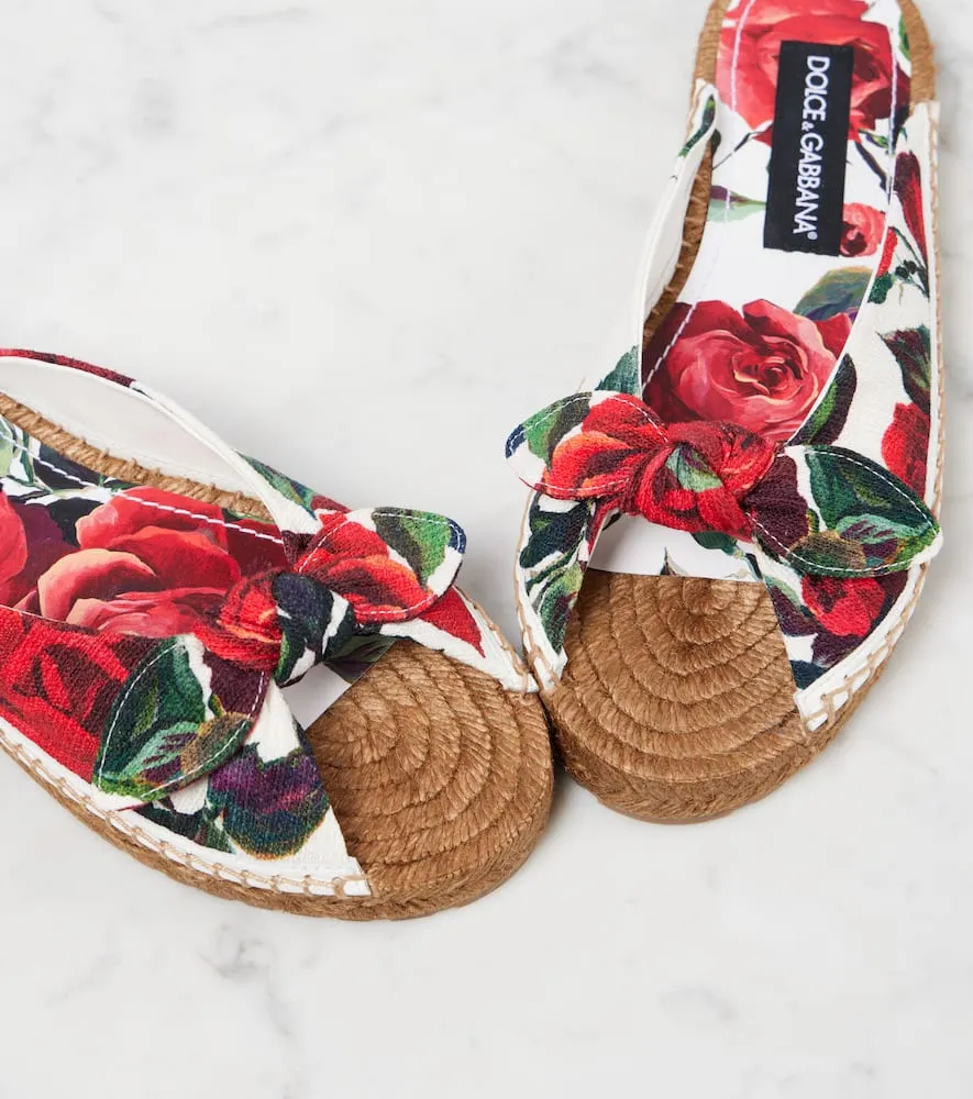 Dolce&Gabbana Floral espadrilles