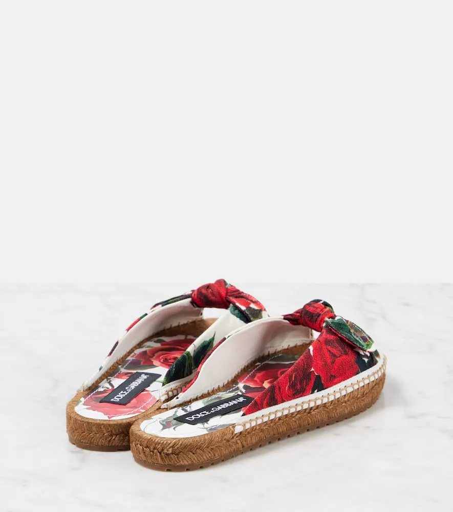 Dolce&Gabbana Floral espadrilles