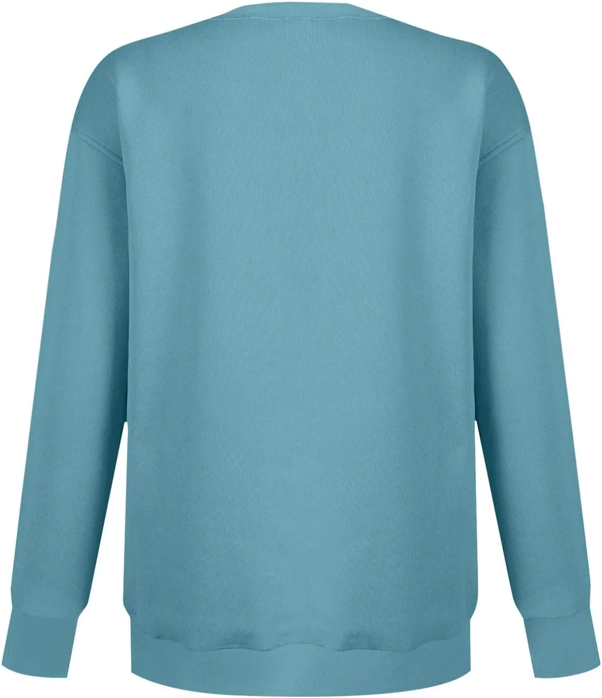 Gumipy Oversized Sweatshirt for Women Trendy Long Sleeve Crewneck Sweatshirts Sweater Casual Fleece Tunic Sweatshirts No Hood