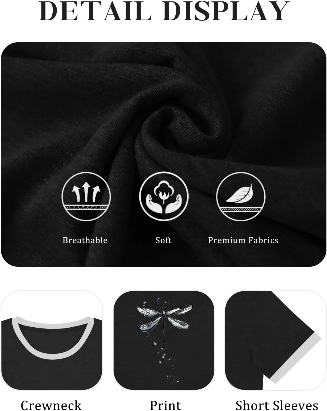 HDLTE Plus Size Tshirts for Women  Oversized Graphic Tees Short Sleeve Crewneck Cute Casual Tops Loose Summer Outfit 2025