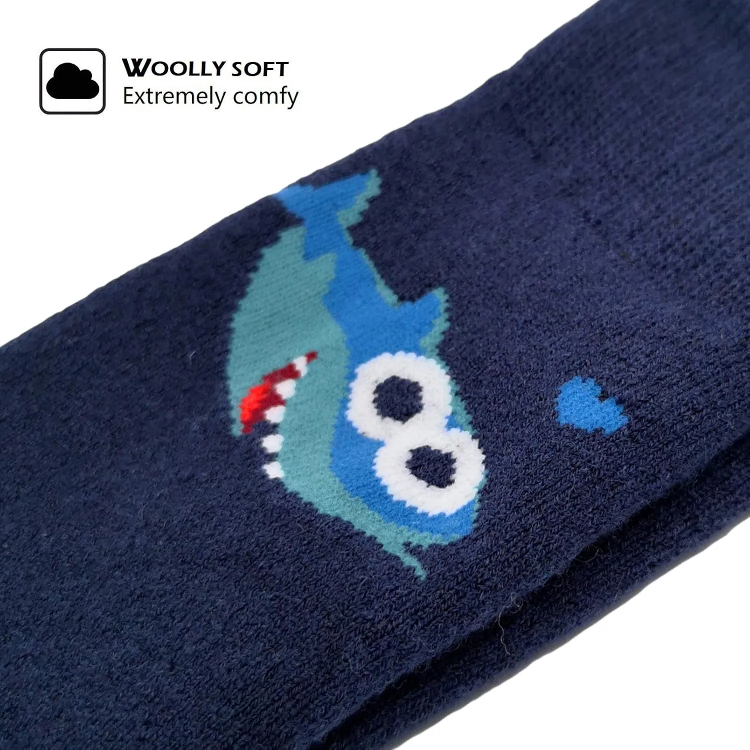 HIGHCAMP 2 Pairs Kids Merino Wool Ski Snowboard Socks Boy Girl Toddler Winter Snow Socks