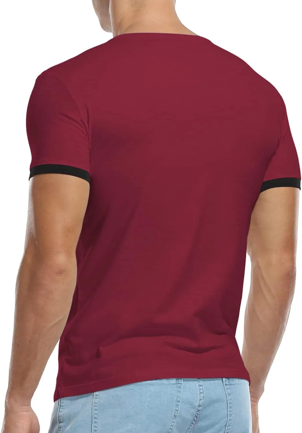 KUYIGO Men's Henley Shirts Short Long Sleeve Casual Summer Slim Fit Cotton Shirt