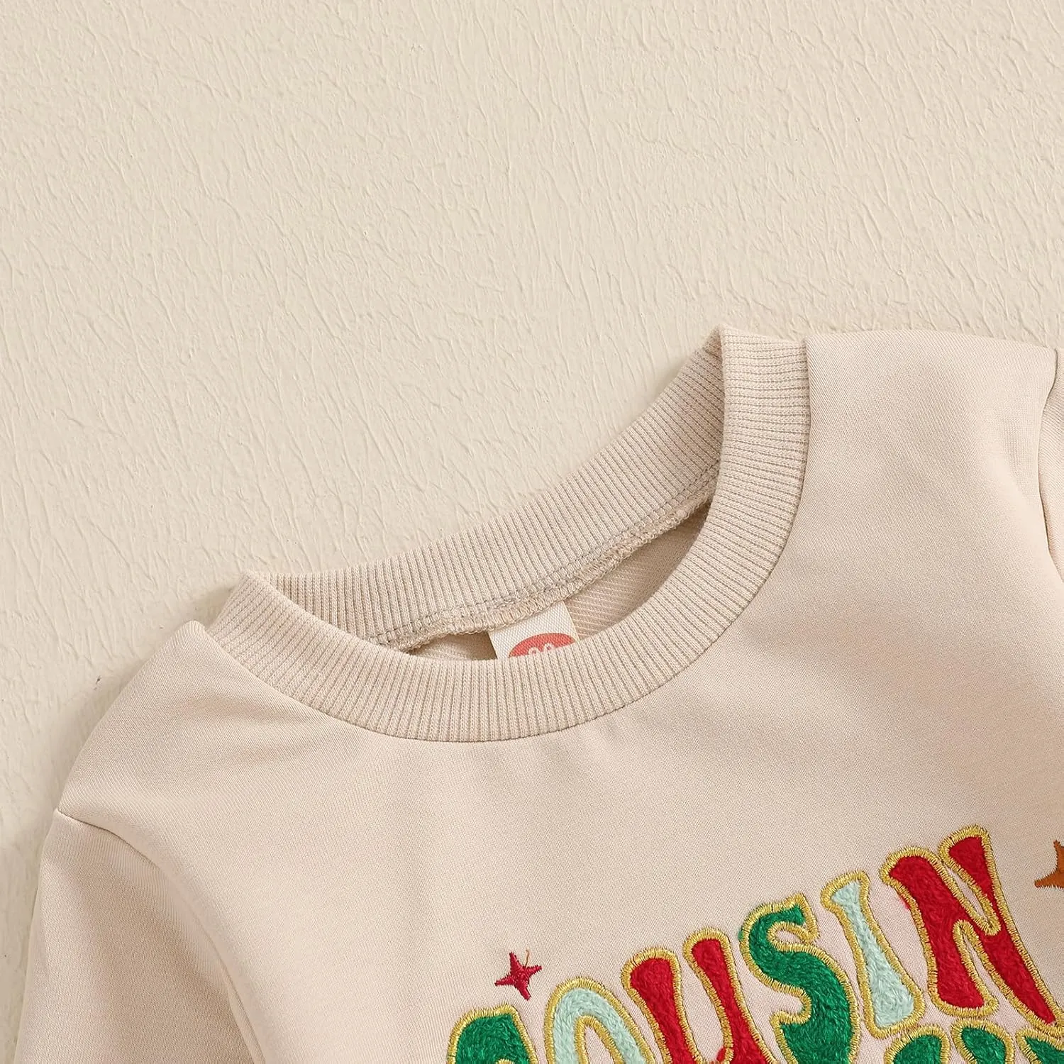 Lesimsam Toddler Baby Boy Girl Christmas Outfit Crewneck Sweatshirt Pullover Tops Cotton Long Sleeve T-Shirt Top Blouse