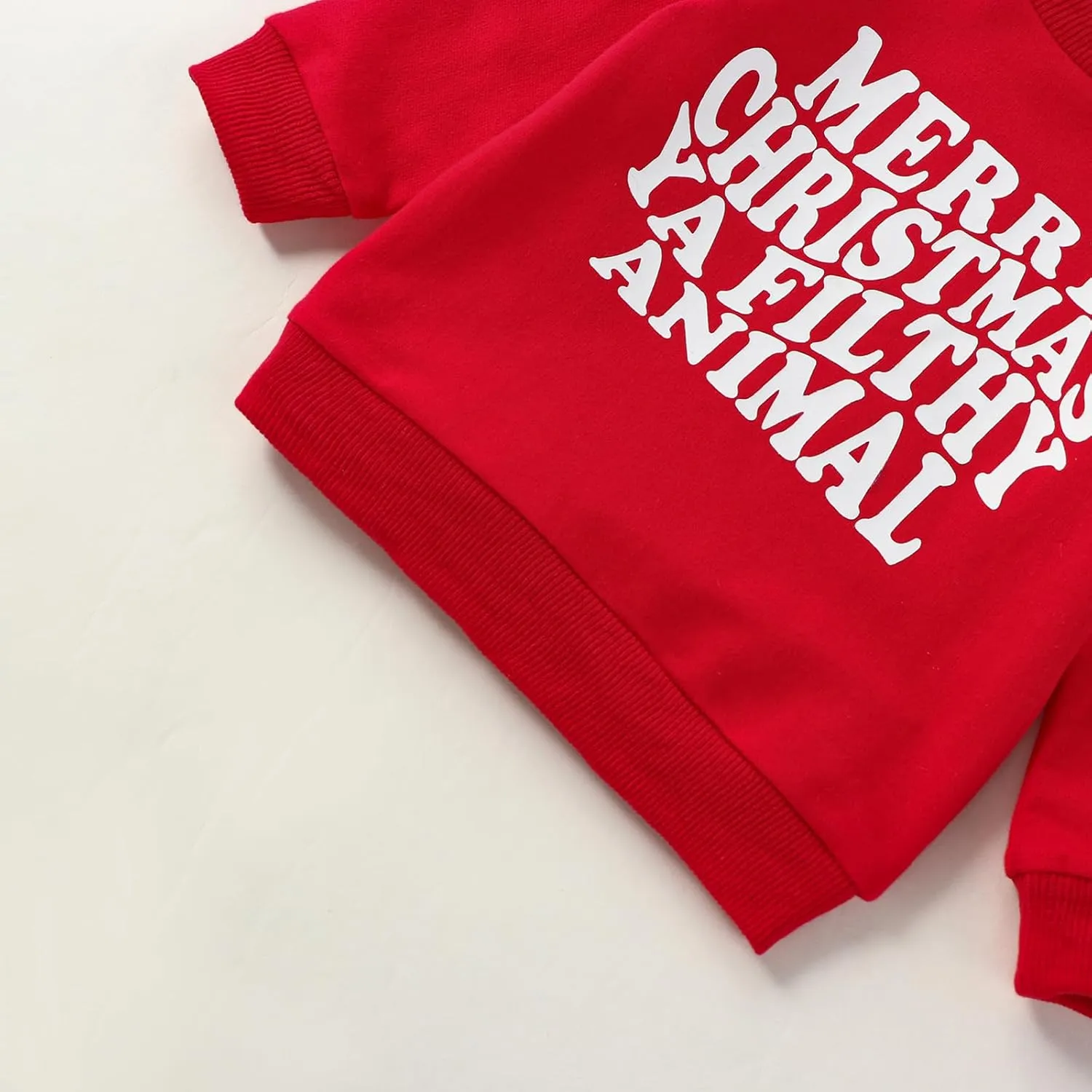 Lesimsam Toddler Baby Boy Girl Christmas Outfit Crewneck Sweatshirt Pullover Tops Cotton Long Sleeve T-Shirt Top Blouse