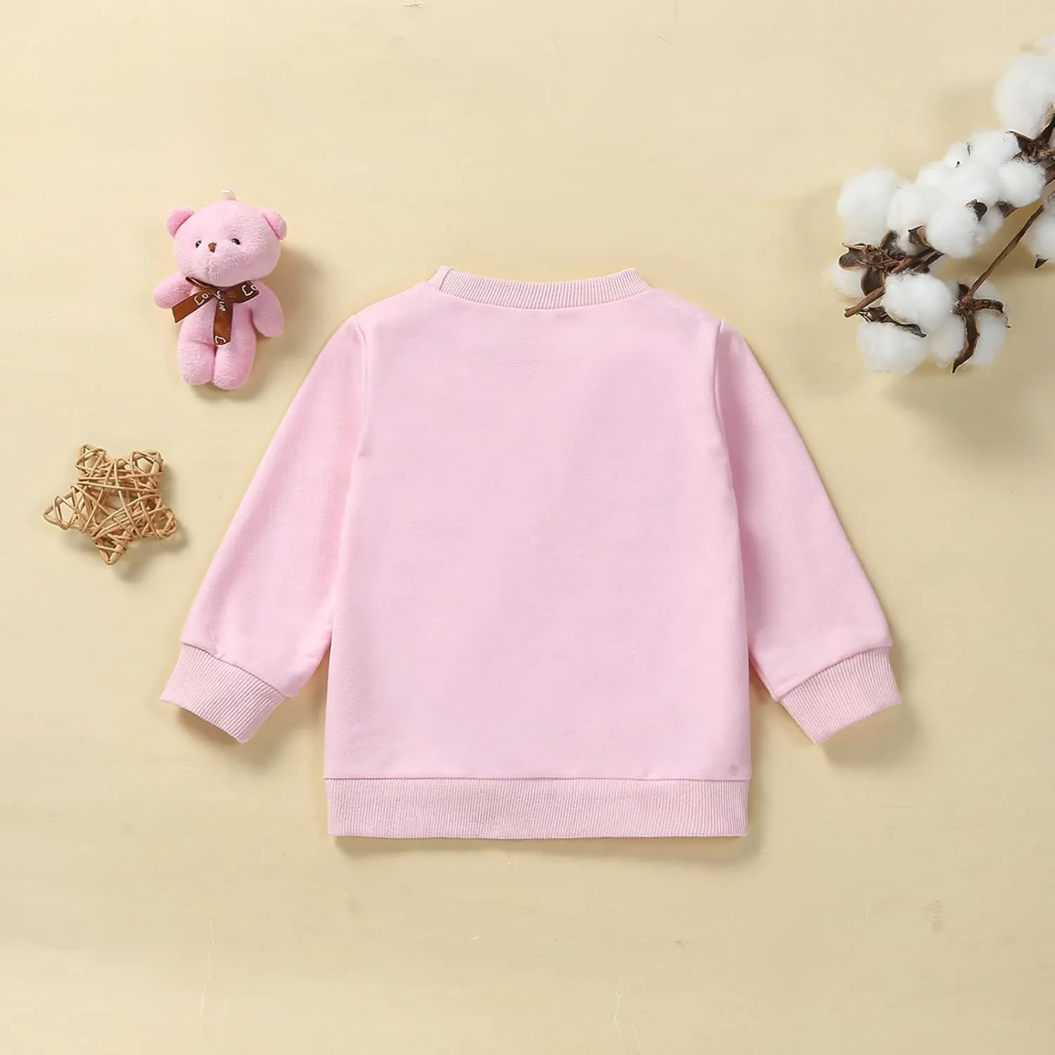 Lesimsam Toddler Baby Boy Girl Christmas Outfit Crewneck Sweatshirt Pullover Tops Cotton Long Sleeve T-Shirt Top Blouse