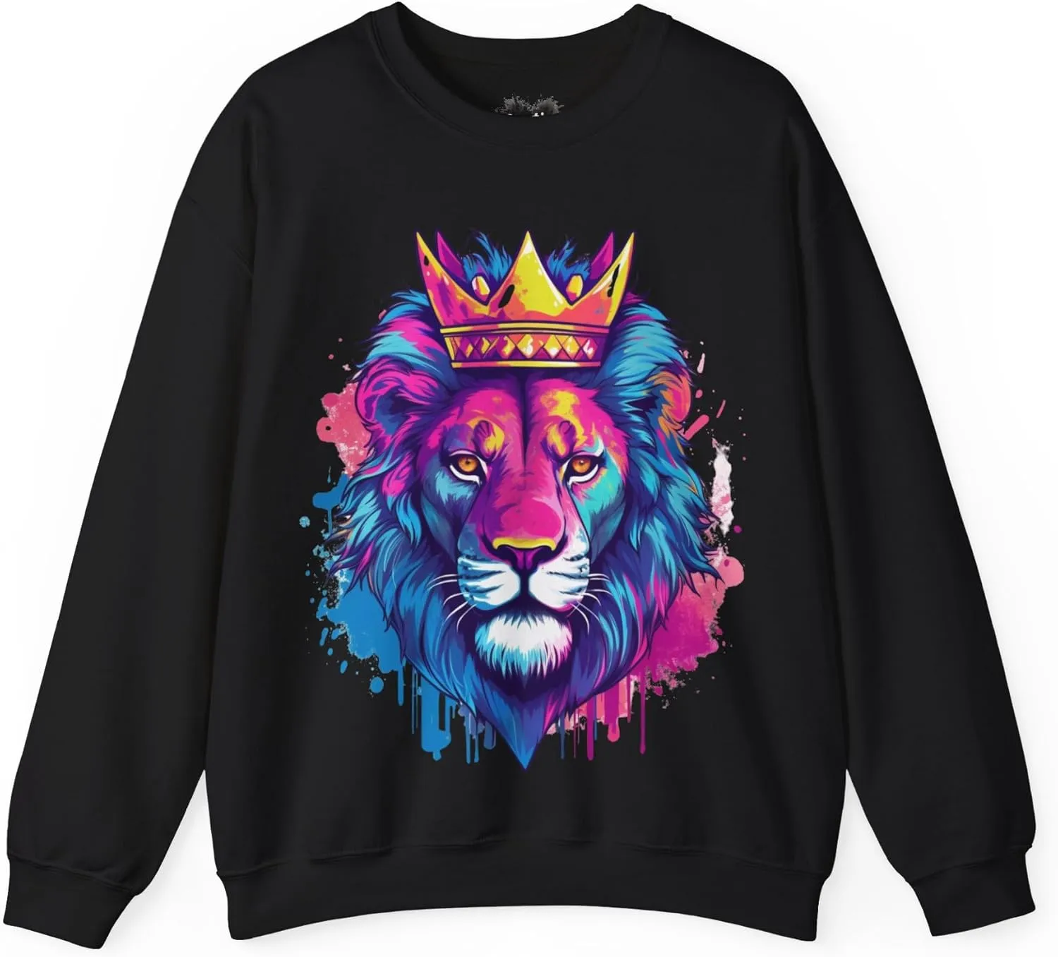 Lion Sweatshirt, Matching Shirt For Boyfriend, Gift For Him, Dad Birthday Outfit, Unisex Crewneck, Heavy Blend Sweatshirt