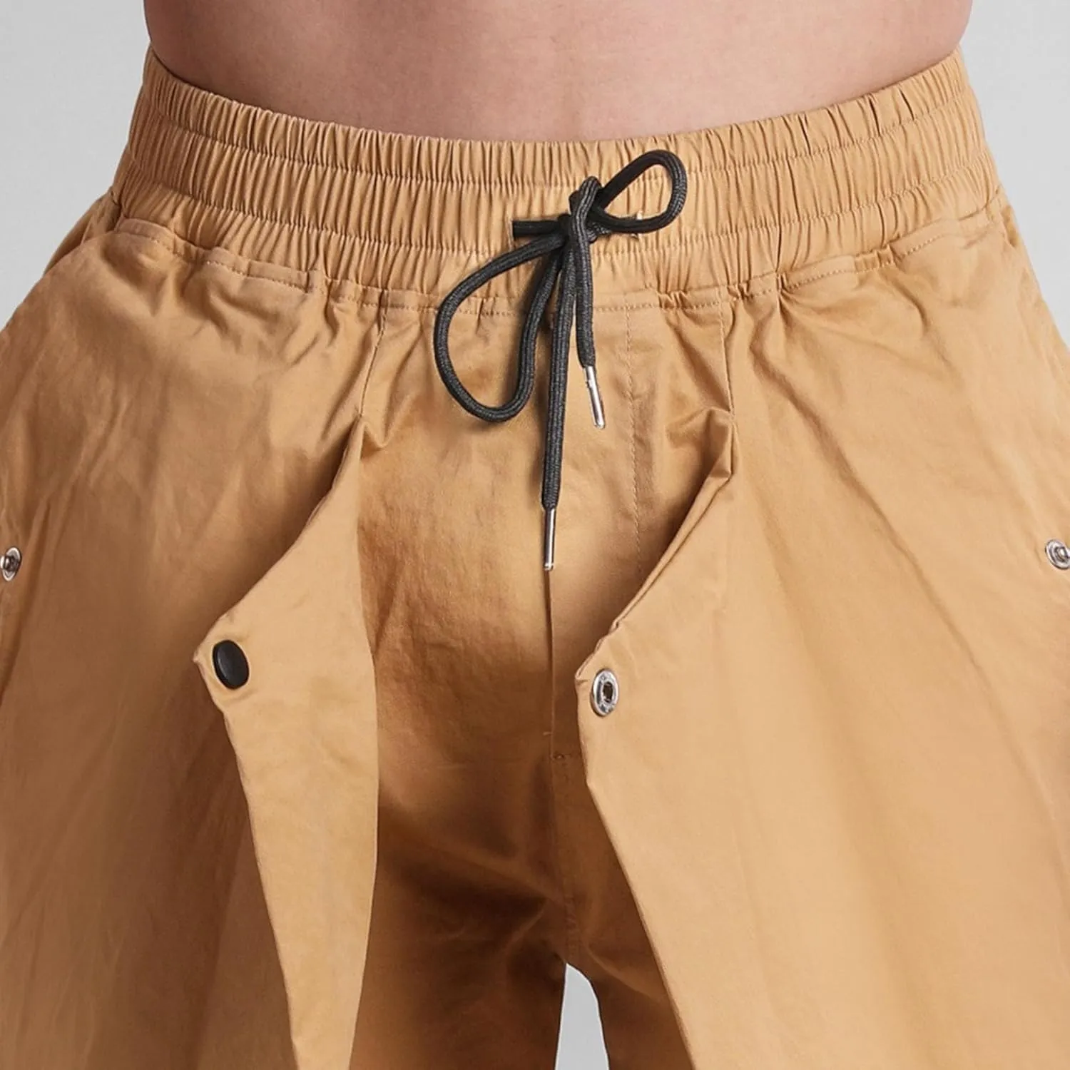 Men's Casual Jogger Pants Outdoor Hiking Twill Track Tapered Pants Lightweight Drawstring Sports Cargo Trousers
