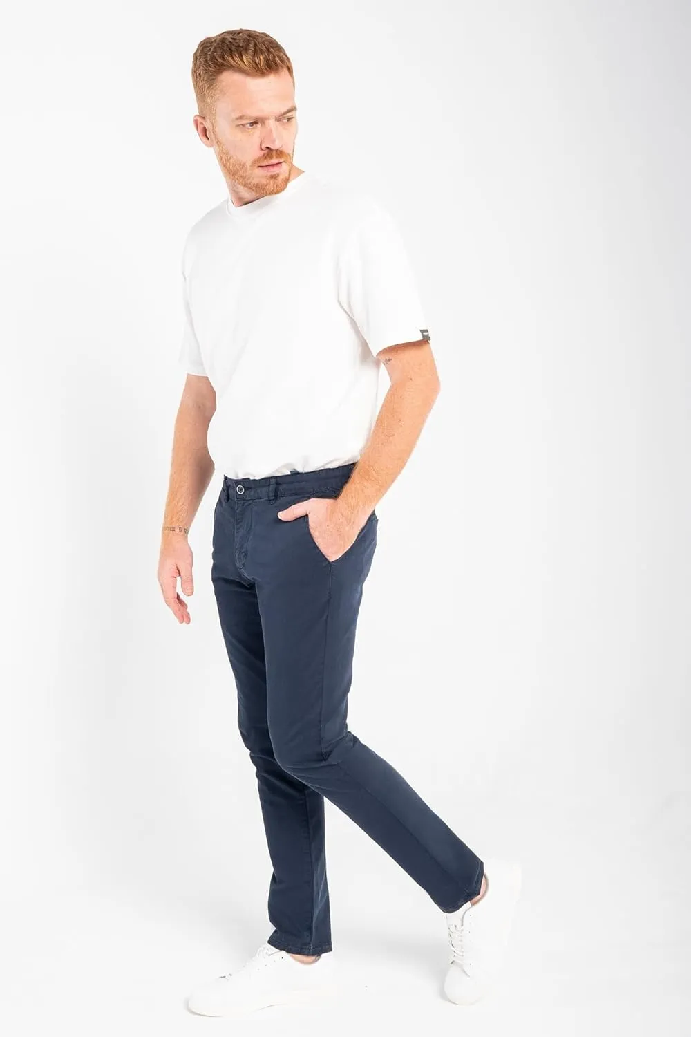 Mens Slim Fit Chino Pant with Pocket Casual and Office Work