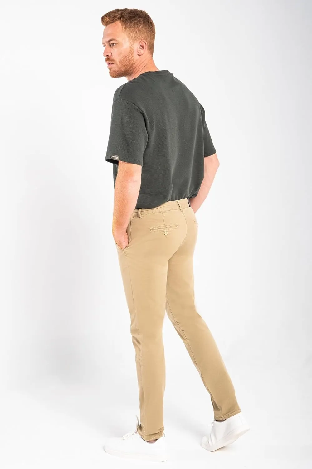 Mens Slim Fit Chino Pant with Pocket Casual and Office Work