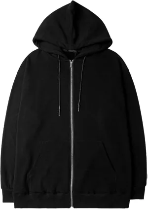 Men's Solid Color Zipper Sweatshirt Male Pockets Full Zip Hooded Pullover Ultimate Heavyweight Hoodie