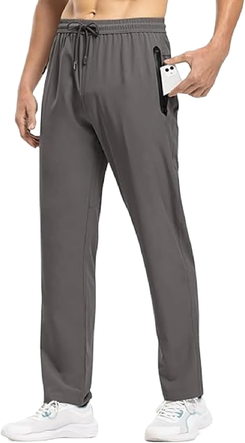 Men's Sweatpants Joggers Drawstring Waist Tapered Athletic Pants Lounge Pants with Pockets