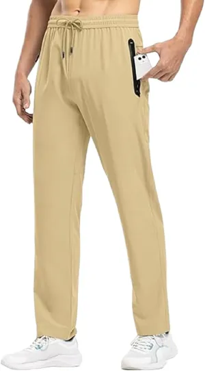 Men's Sweatpants Joggers Drawstring Waist Tapered Athletic Pants Lounge Pants with Pockets