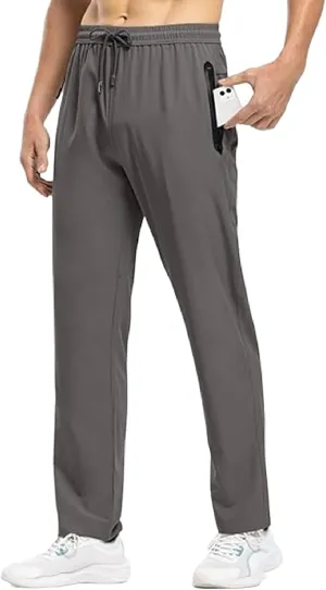 Men's Sweatpants Joggers Drawstring Waist Tapered Athletic Pants Lounge Pants with Pockets