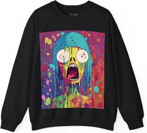 Psychedelic Unisex Sweatshirt, Matching Sneaker Shirt, Boyfriend Gift, Dad Birthday, Heavy Blend Crewneck, Gift for Him