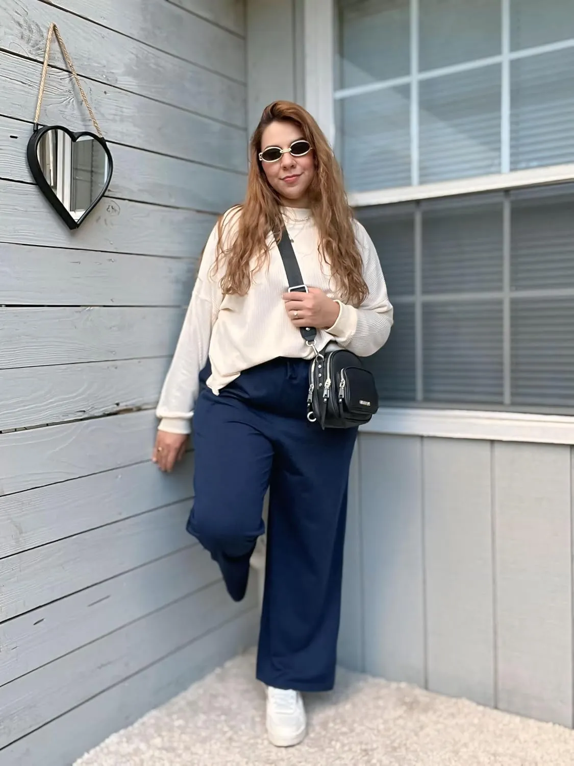 RITERA Plus Size Pants for Women Soft Joggers Sweatpants Casual Loose Comfy Lounge Pajama Drawstring Pant with Pockets XL-5XL
