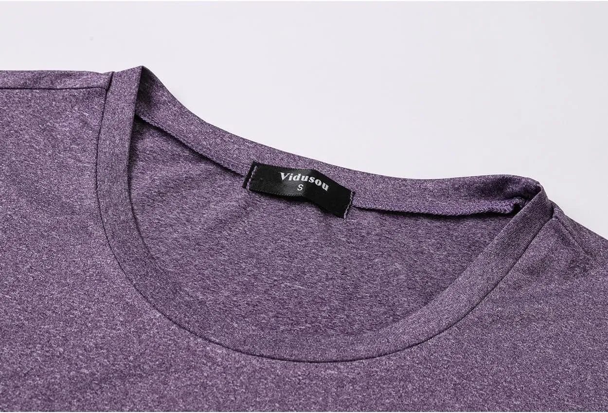 Short Sleeve Workout Tops for Women Crewneck Exercise Running Yoga Shirts