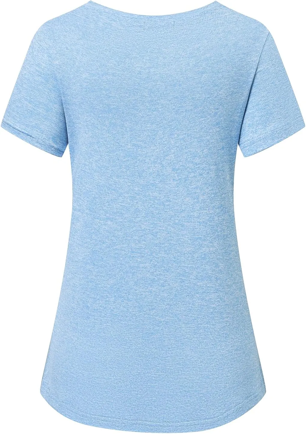 Short Sleeve Workout Tops for Women Crewneck Exercise Running Yoga Shirts