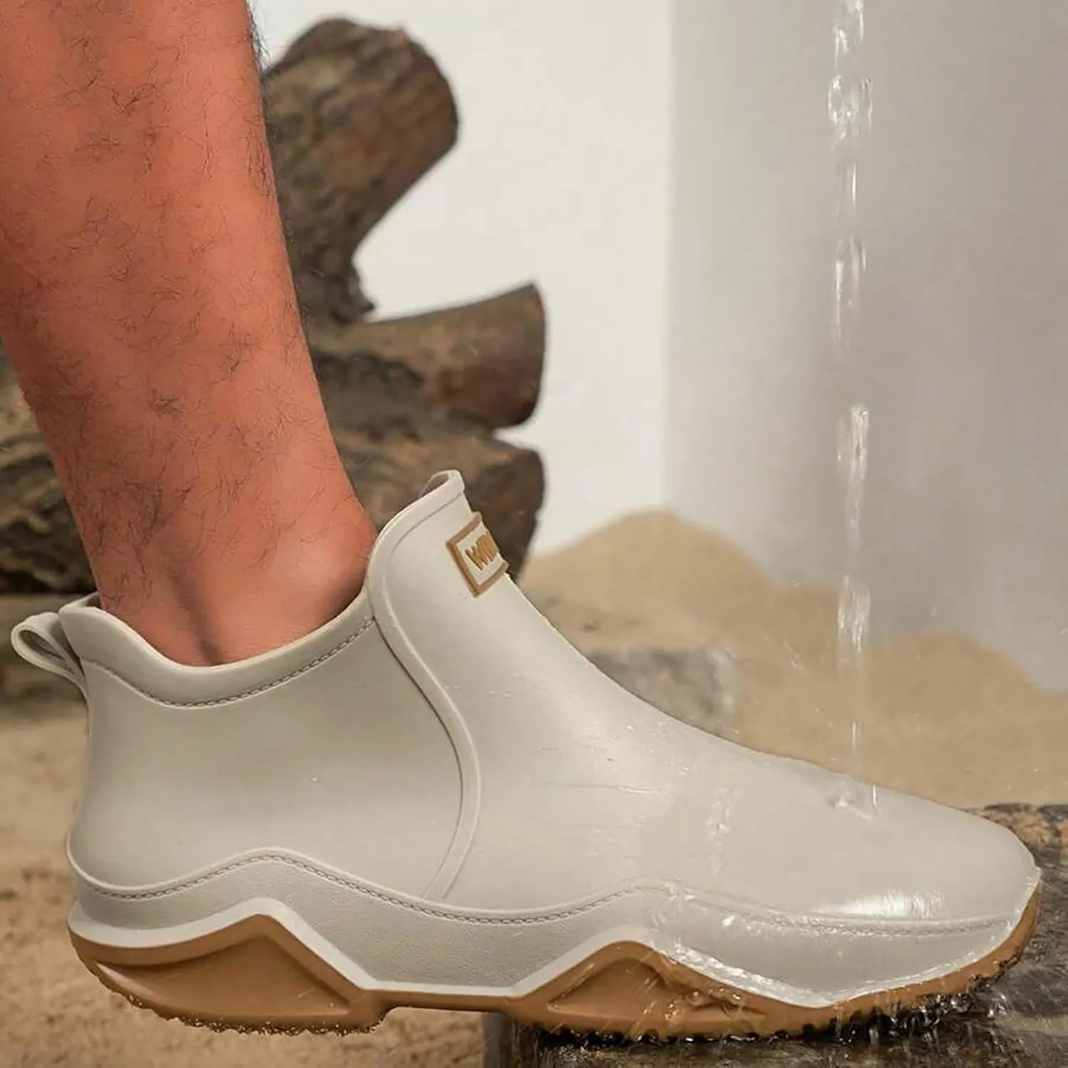 Water Shoes for Women Outdoor Slip Durable Couple Rain Boots Women Size 12 Rain Boots
