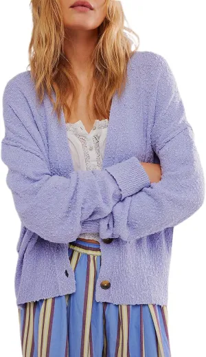 Women Knitted Cardigan Sweaters Long Sleeve Button Down Ribbed Knit Sweater Tops Y2k Cropped Cardigans Streetwear