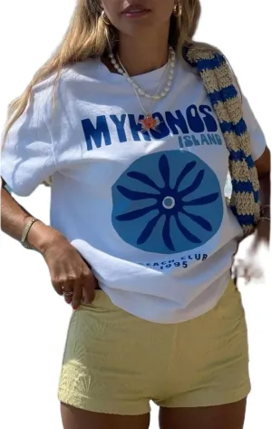 Women Oversized Graphic T Shirts Y2K Vintage Aesthetic Prppy Shirts Cute Band Baggy Tees Trendy Teens Streetwear