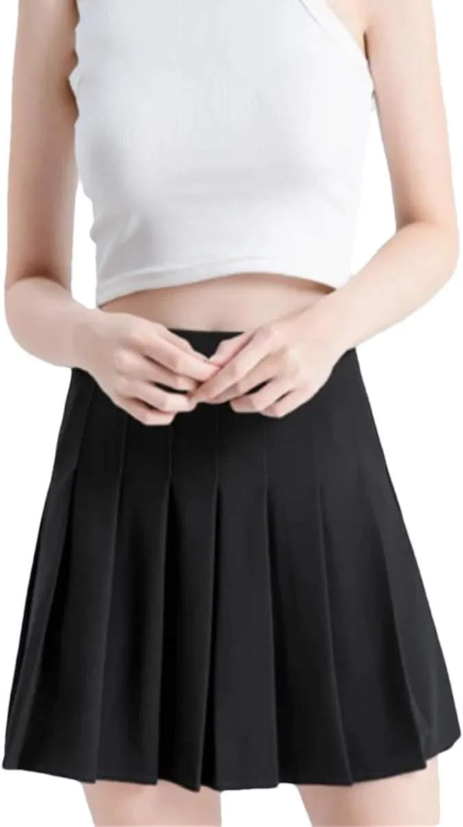 Women Summer School Uniform for Girls Skirts Fashion Mini Short Pleated Skirt