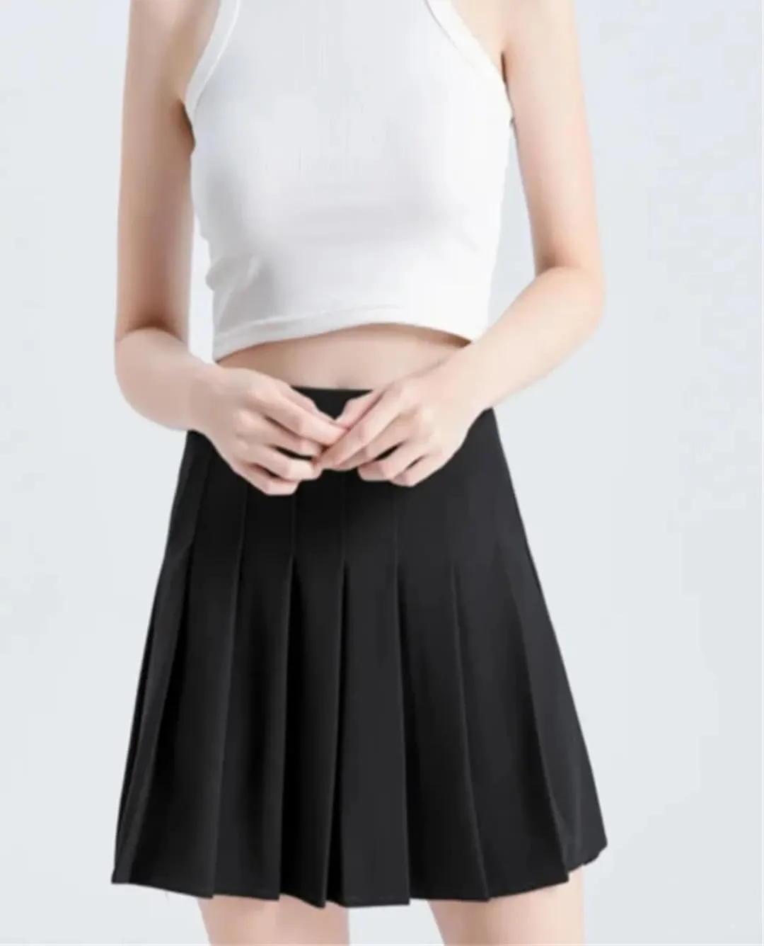Women Summer School Uniform for Girls Skirts Fashion Mini Short Pleated Skirt