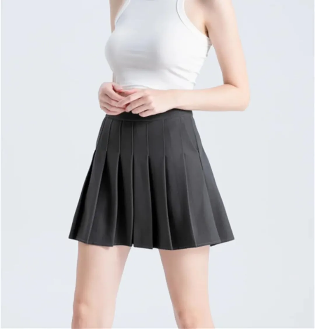 Women Summer School Uniform for Girls Skirts Fashion Mini Short Pleated Skirt